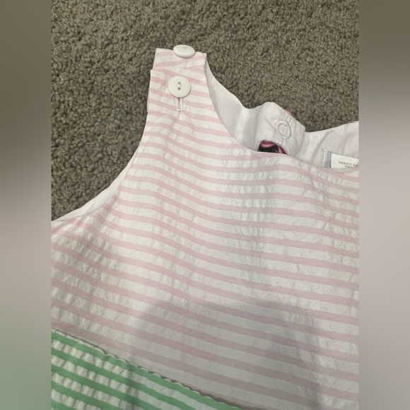 Florence Eiseman Seersucker Flower Dress - Picture 5 of 7